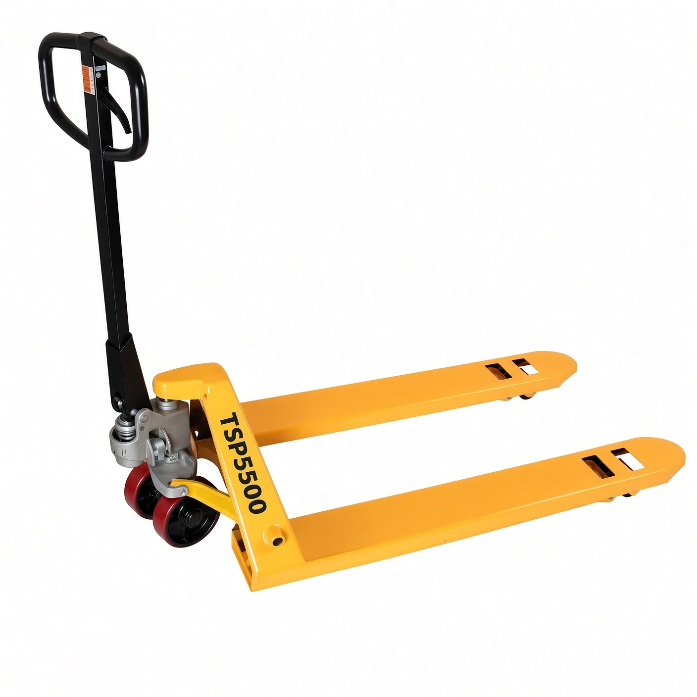 Pallet jack rated up to 5,500 lb